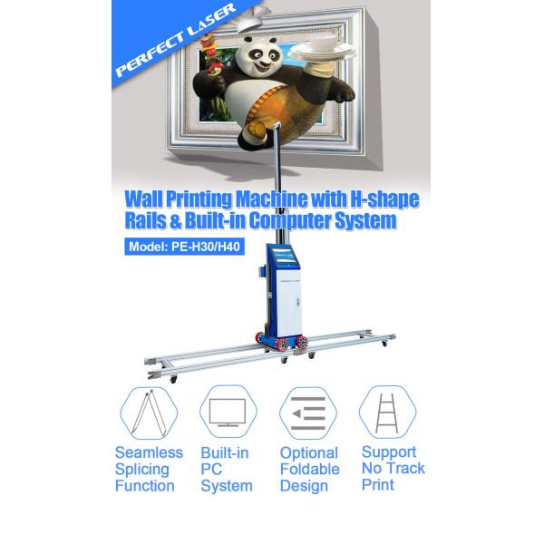 Wall Printer Dual Head 64㎡/h High Speed Wall Printing Machine for Mural and Decoration