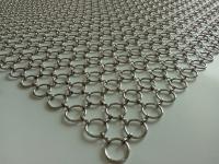Métal de SHUOLONG PVD Ring Mesh Curtain ISO9000 pour la cloison de séparation