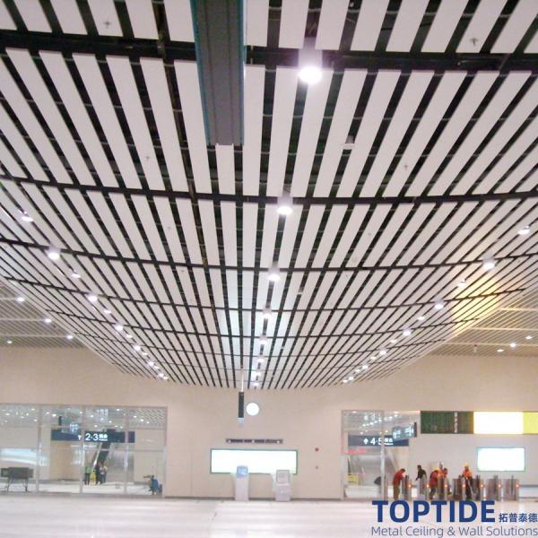Wind Resistance 135mm Aluminium Ceiling Board External Linear Metal Ceiling