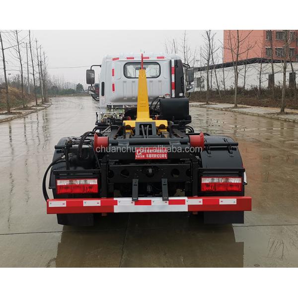 Type d'énergie : Camion-poubelle à bras crochet pur électrique, véhicule de transfert de déchets à crochet en acier inoxydable