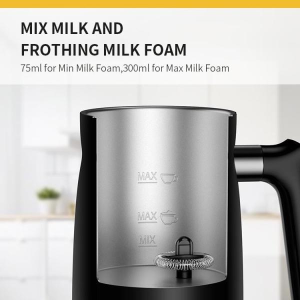 4 em 1 leite elétrico de aço inoxidável Frother do Latte automático comercial do navio do leite