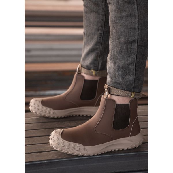 Suede Leather Chelsea Safety Shoes Steel Toe Safety Boots Kevlar Work Shoes Slip-Resistant Rubber Work Boots For Industrial Work