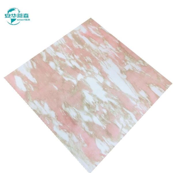 1220mm Width Marble Grain ACP Easy Installation PE Coating