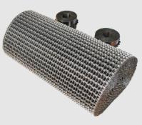 Bande de conveyeur d'acier inoxydable de carbone de fil plat dans l'industrie alimentaire