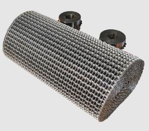 Correia transportadora de aço inoxidável do carbono do fio liso na indústria alimentar