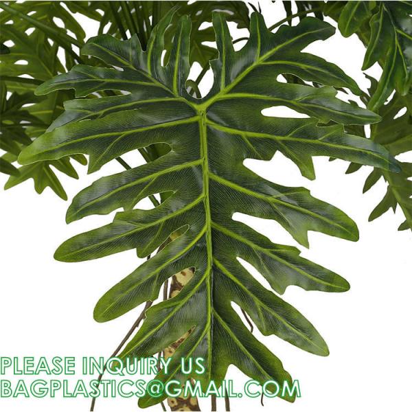 Faux Plant Artificial Plant Split-Leaf Philodendron, Monstera Deliciosa, Fake Indoor Plant, Excellent Gift