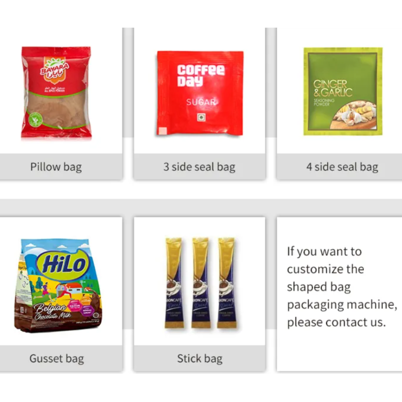 Auto Filling Sealing Machine For Granules Spice Seasoning Peanuts Nutritional Supplement