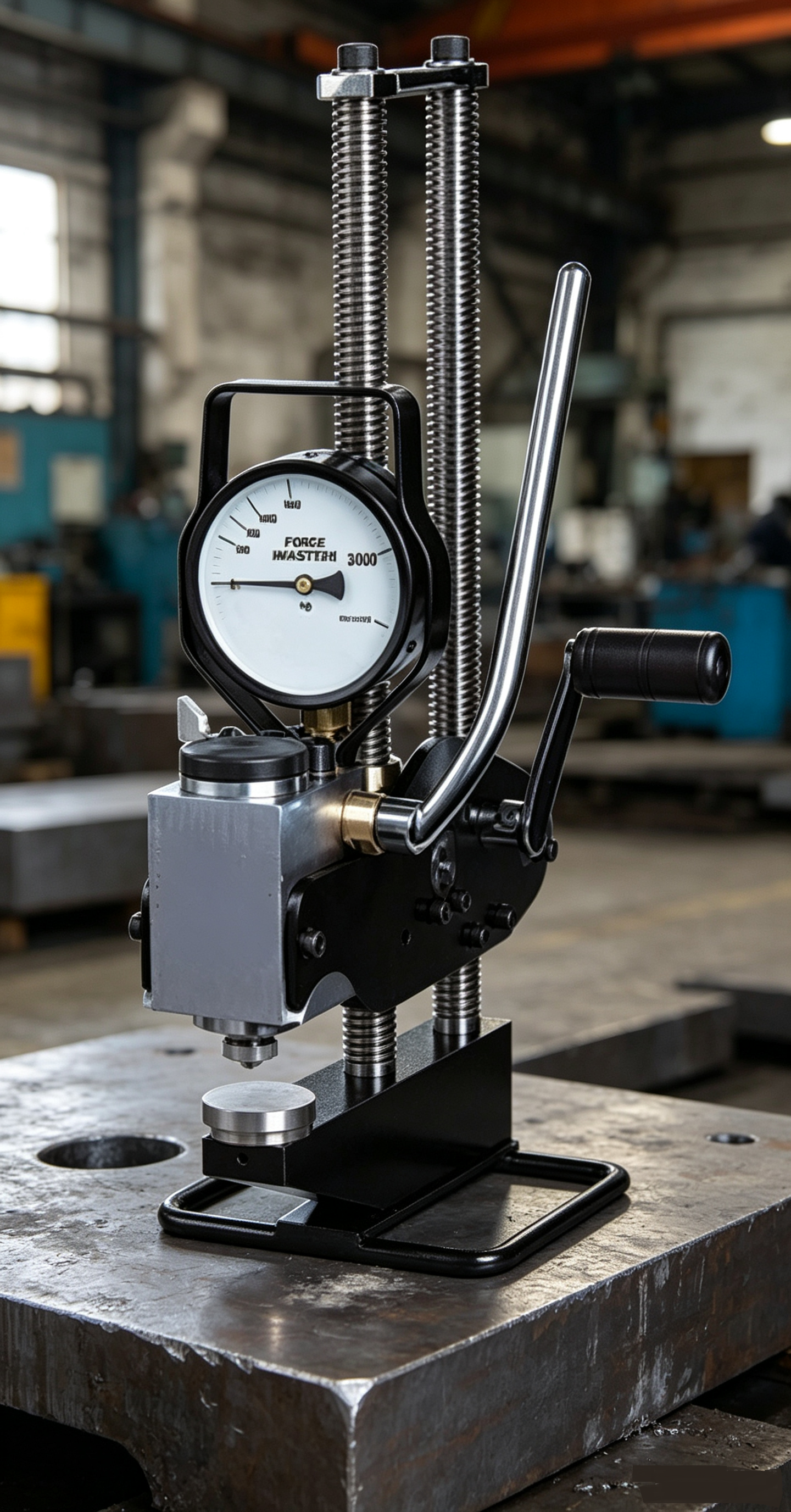 HB‑P3000 Manual Hydraulic Brinell Hardness Testing Machine 13.8kg Portable Unit with 20X Reading Microscope for Oversized Workpiece Test