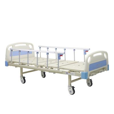Cama de hospital com duas funções manual de manivela, sem ruído de 5'