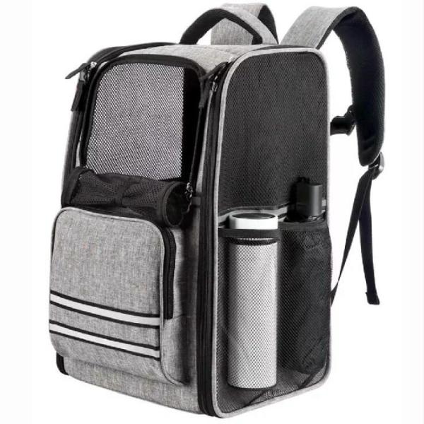 Portable Outdoor Breathable Pet Backpack Foldable Double Layer