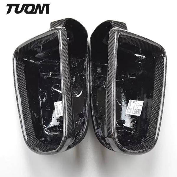 A4 S5 B7 M Look Carbon Fiber Car Rearview Mirror Cover For Audi Auto Accessories