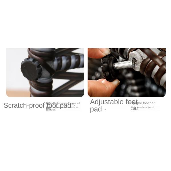 High Rebound Sponge Cushion Patio Rattan Rotating Wicker Chair For Entertaining