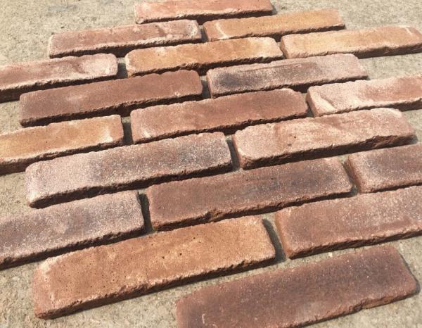 3D Brick Veneer , Indoor Brick Wall Tiles For Hospital / University with very antique type shape