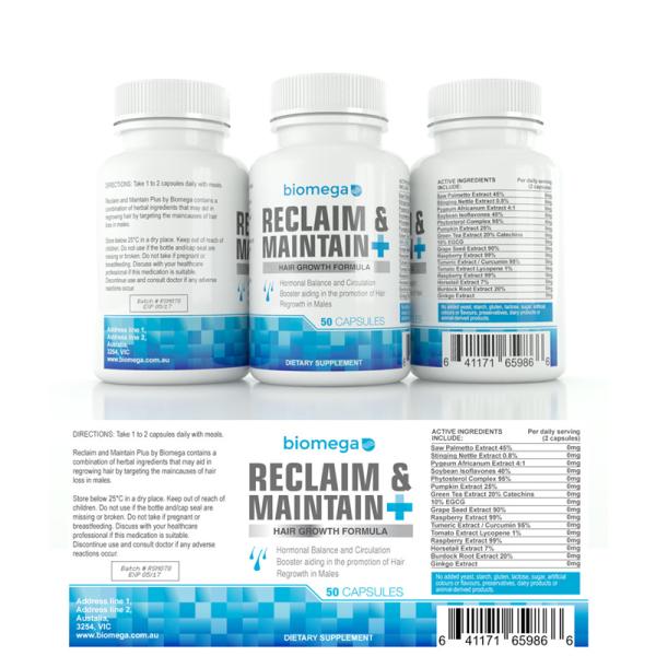 Supplement PVC Private Printable vial Bottle Labels