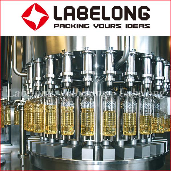 Rotary Oil Bottling Machine 304 Stainless Steel 220V / 380V Voltage Vacuum Gravity