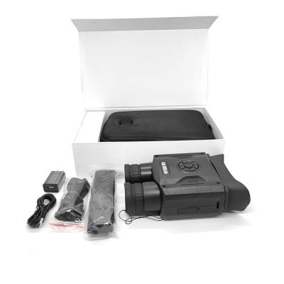 óculos de proteção 5x binocular 35mm da visão noturna NV600 de 300m pro tela grande de 3,5 polegadas