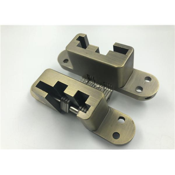 Antique Brass Concealed Cabinet Hinges / Zinc Alloy Hidden Closet Door Hinges
