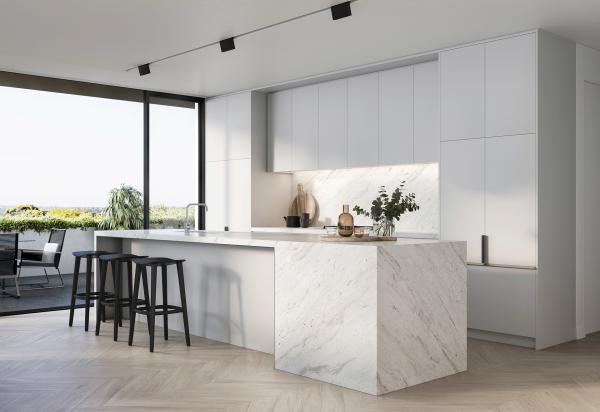 Montar Custom L-Formado Laca Branco Shaker Armários de Cozinha