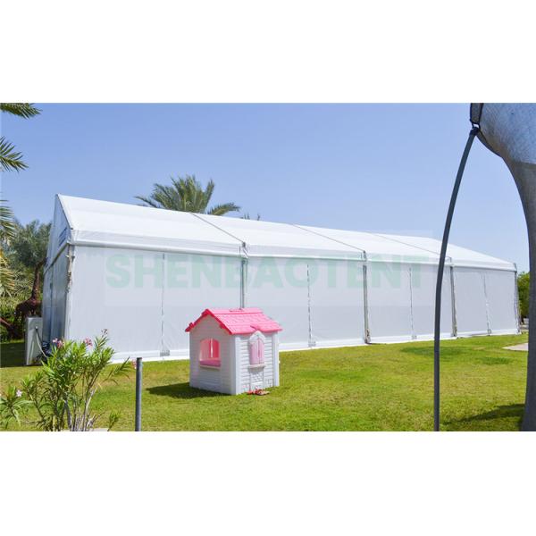 Wall Heights 3-6 Meter Outdoor Warehouse Tents , Temporary Storage Tent Frame Constructions