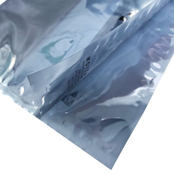 Silver Visible Anti Static Bag Shielded Organ Bag Good Anti Static Resistance Value