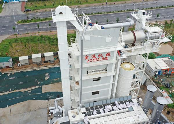 Recycling asphalt mixing Plant Equipment High Overall Output