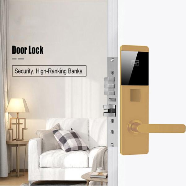 Aluminium Alloy 79mm Card Access Door Lock Sus304 Electronic Card Lock