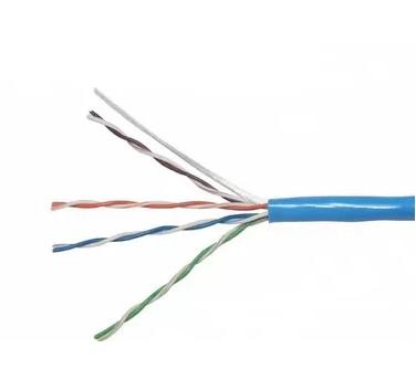 ブルージャケット コパーランケーブル 4ペア UTP Cat6 インターネット エスネット ネットワークケーブル