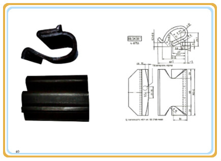 Nabla Elastic Rail Clips in fastening systems , E clip / Skl Clip