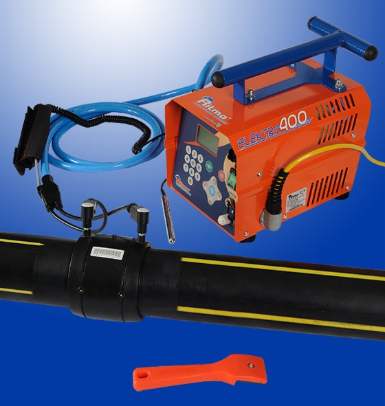 90-315mm HDPE Electrofusion Fittings Repair Saddle For Gas Supply PN16 SDR11 PE100