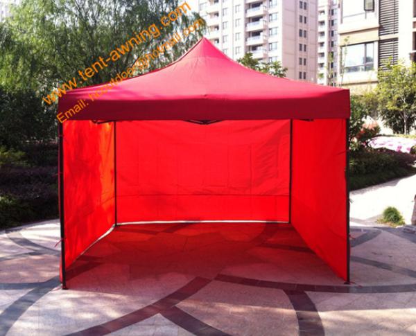 Outdoor Folding Canopy Tent  with Sidewalls UV Resistant Oxford Cover Advertising Fold Up Tents