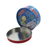 O bolo redondo gravado Tin Can ISO9001 CMYK de 8 polegadas imprimiu