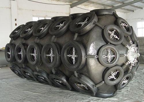 diâmetro 800mm espuma longa Marine Fenders Good Resilience enchida de 400mm