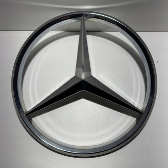 A9418170116 PREMIUM METALLIC BLACK EMBLEM LOGO COMPATIBLE WITH BENZ TRUCKS