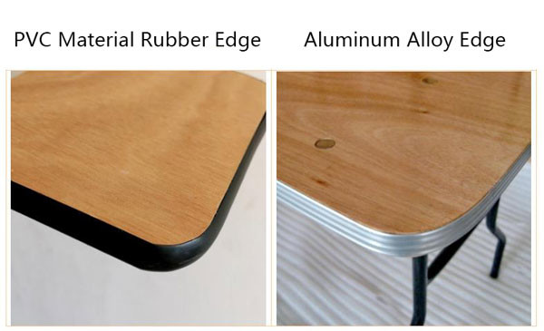 Quadro de dobramento redondo portátil do metal da parte superior da madeira compensada da tabela de banquete 5ft