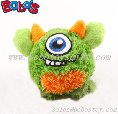 Wholesale Price plush monster puppy  toy in green color with squeaker