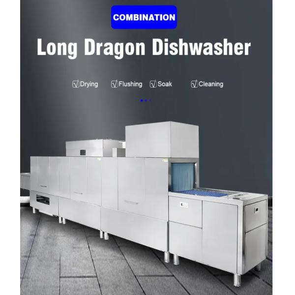 Single Cylinder Commercial Steam Dishwasher Customized Hotel Dishwasher Machine