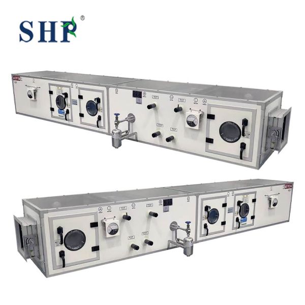 12.6kW Central Air Handling Unit Ac Air Handler LCD Screen Cleaning Ac Air Handler