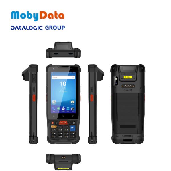 M72 Rugged PDA Barcode Scanner with IP67 Waterproof 4.0 inch IPS LCD and 5100mAh Battery