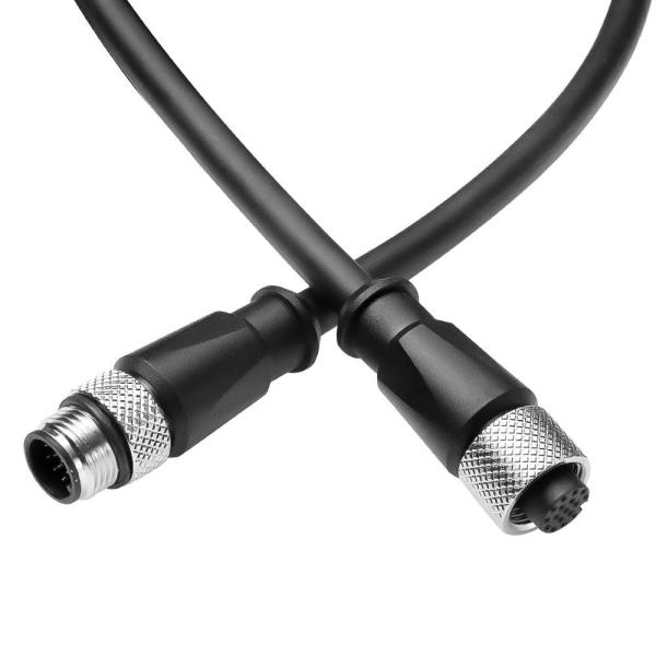 Le câble Alvin M12 A Code 17 Pin MF est de 5m pour le cognex HikRobot PROFINET