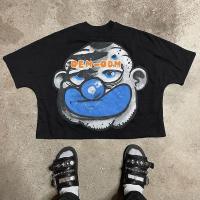 T-shirt sur mesure 100-400 gsm 100% coton épaule vintage coupé T-shirt boxy homme