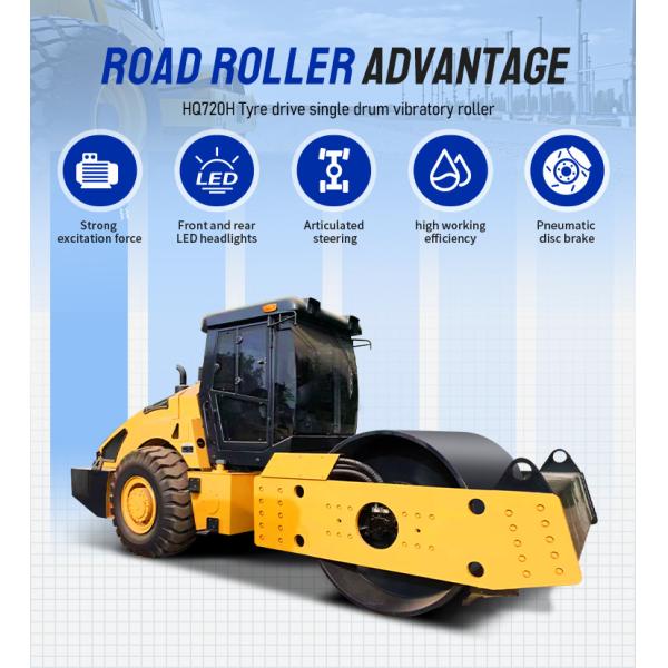 Fully Hydraulic System Double Single Drum Vibration Road Roller Ride for Road Compaction