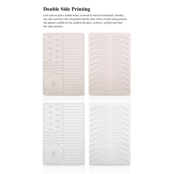 1CM Eyebrow Tattoo Practice Skin Permanent Makeup Microblading