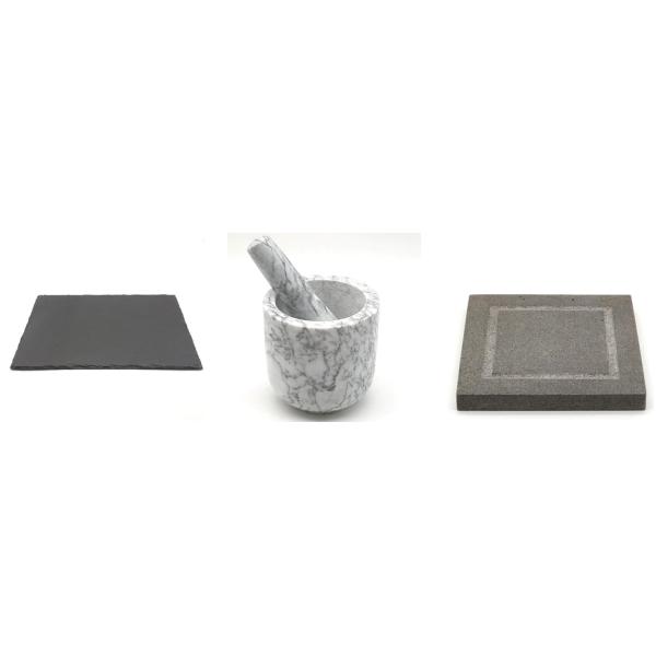 Heavy Duty Stone Mortar And Pestle Set For Guacamole Pesto Herb Granite Grinder Bowl