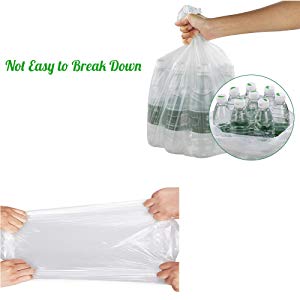 Gallon Trash Bags Small Garbage Bags Waste Basket Bin Liners Bags for Bathroom, Kitchen, Office, Home Bedroom,Car-Clear
