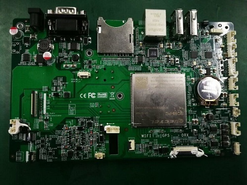 PCB assembly and EMS sub-assembly for water leakage detection