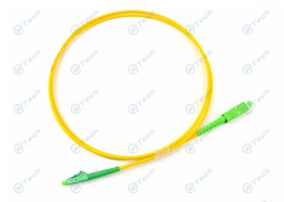OEM Fiber Optic Jumper Insertion Loss Maximum ≤0.3dB For High Density Wiring System