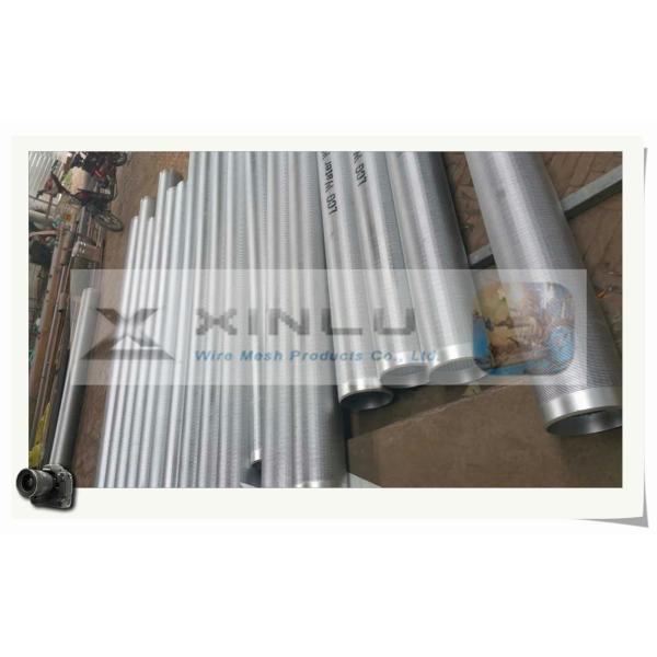 φ33 Aisi 316l Perfect Round Johnson Wire Wrap Screen Tube Strainer Pipe Slot 50micron For Industrial Filtration