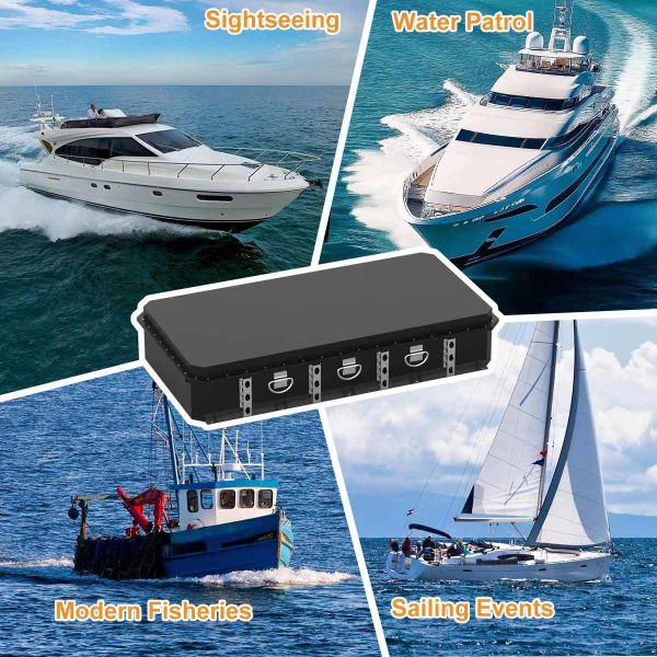 IP67 Waterproof 96V 300Ah Marine Lithium Battery with Built-in BMS for Reliable Marine Power Solution