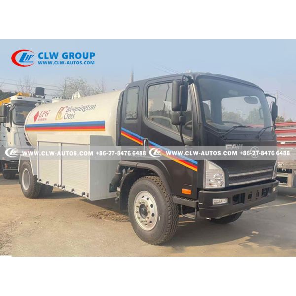 Right Hand Drive FAW 5 Ton 10m³ LPG Bobtail / Tanker Truck for African Markets | High-Safety LPG Delivery Vehicle