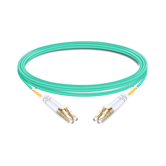 3m (10ft) Duplex OM4 Multimode LC/UPC to LC/UPC PVC (OFNR) Fiber Patch Cables